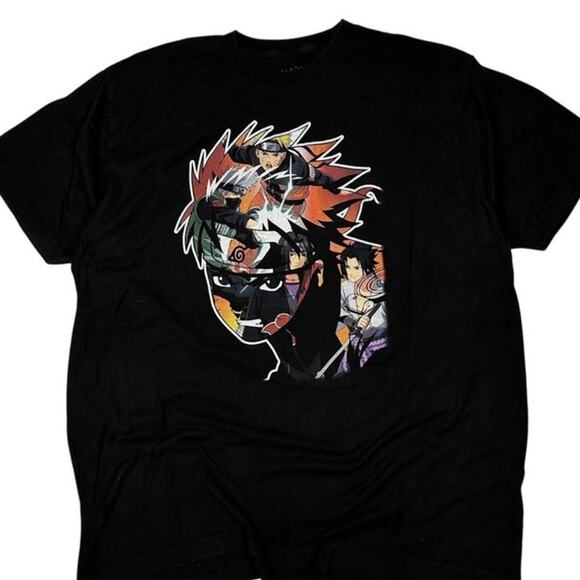 Naruto Shippuden Collection T-Shirt Tee from 2007 Size 2XL - Picture 1 of 6